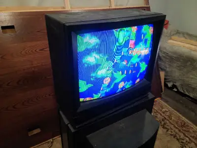 Hello and thanks for viewing, I have a 24" corner to corner Sanyo CRT TV. Works great, doesn't have...