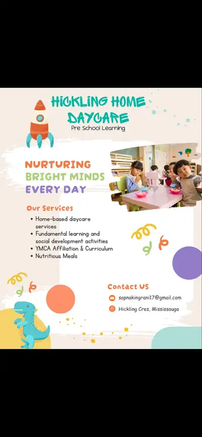 Looking for a safe, nurturing, and engaging home daycare in Mississauga? ✨ Hickling Home Daycare pro...