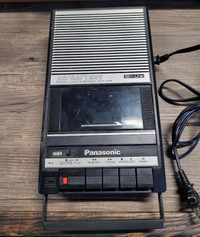 Panosonic slim line vintage tape player recorder