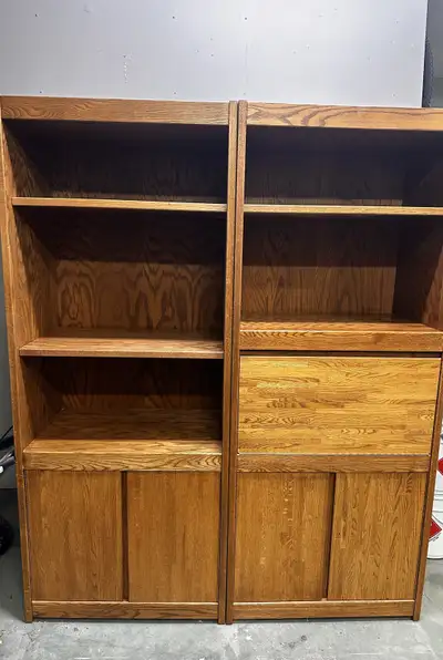 Custom made Shelving Unit- solid wood McKenzie Lake, View more