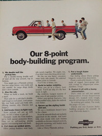 1970 Chevrolet Pickup Original Ad