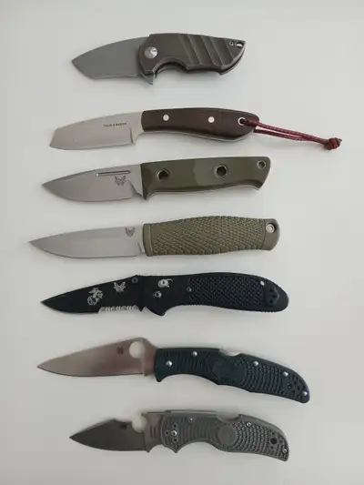 Assorted Spyderco and Benchmade, View more