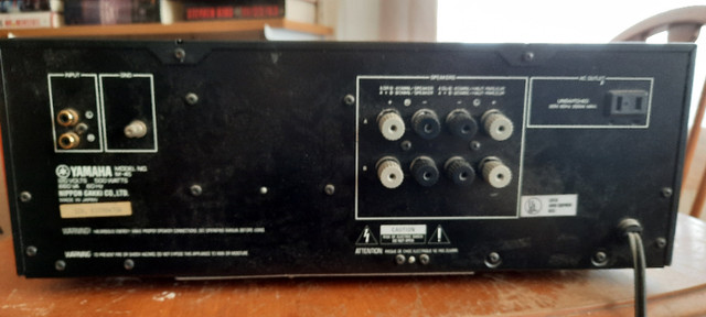VINTAGE YAMAHA M45 POWER AMPLIFIER in Stereo Systems & Home Theatre in Thunder Bay - Image 4