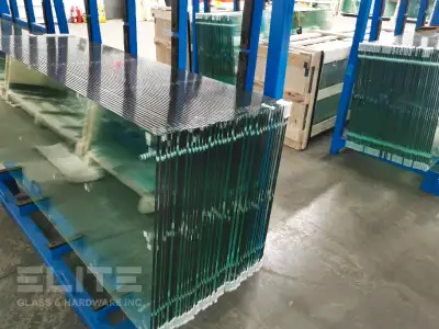 Stock Shower Doors and Glass Railing Panels, View more