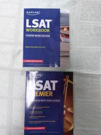 LSAT   Kaplan premier and workbook