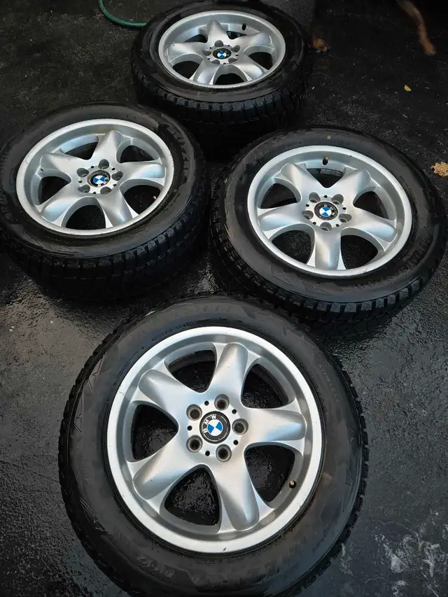 BMW X5 RIMS WITH WINTER TIRES in Tires & Rims in Mississauga / Peel Region - Image 2