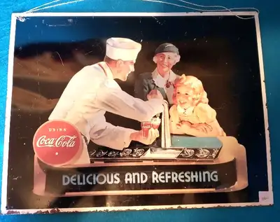 Coca-Cola Tin Sign 12" x 16", View more
