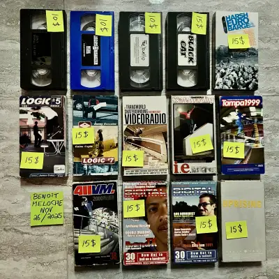 Skateboard & Snowboard VHS Tapes, View more