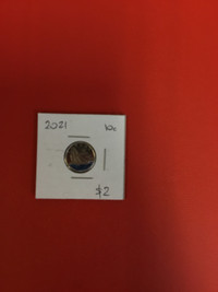 2021 10 Cents Coin