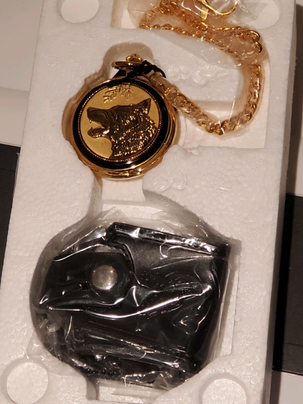 Franklin Mint Wolf Pocket Watch Jewellery & Watches Ottawa Kijiji