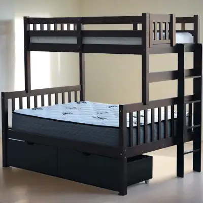 Edmonton – Solid Pine Twin Over Twin & Twin Over Full Bunk Beds, View more