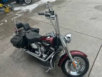 2014 fat boy stage 2 . Dyno at 101 horsepower. New battery last year. Recently serviced and receipts...