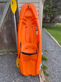 Youths kayak