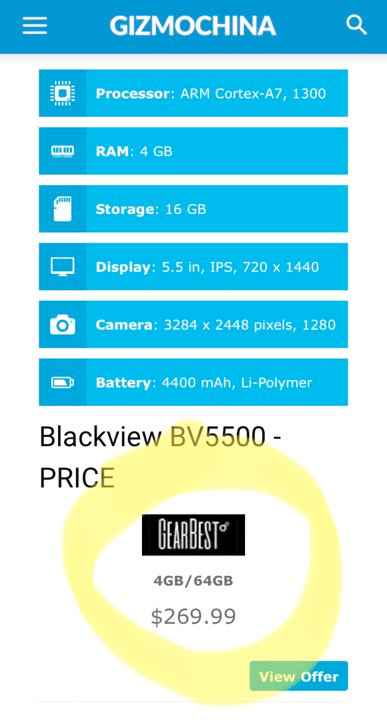 Blackview BV5500 Plus Phone- HALF OFF! in Cell Phones in City of Toronto - Image 2
