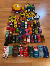 Cars, Flash McQueen, Hot wheels variés 