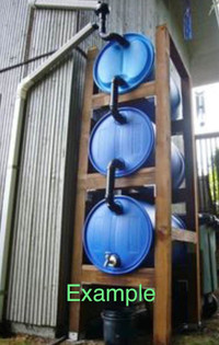 55 Gallon plastic drums BULK SALES available