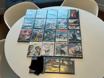 Sealed New DVD Blu Ray Movies , View more