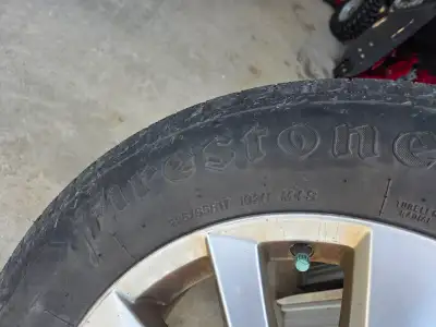 Tires and rims FS Mazda brand 5 hole firestone. Excelent condition. $300.3