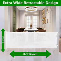 Extra Wide Retractable Baby Gate
