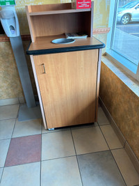 Trash Receptacle cabinet style 