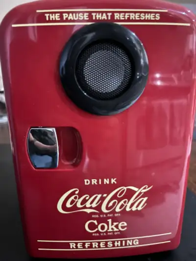 Bluetooth Coke Retro Mini Fridge..New, View more