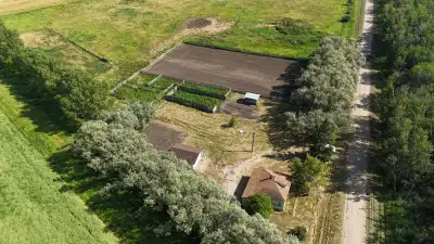 18.06 acres, !/4 mile off pavement,10 miles south and 1 mile east of Tisdale. Older home single car...