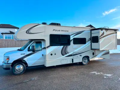 This perfectly sized motorhome seats 6 including anchors for car seats. Plenty of storage and very c...