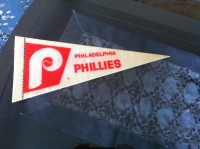 Vintage Philadelphia Phillies Mini Baseball Pennant