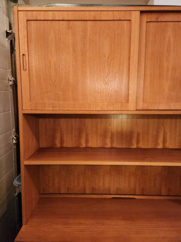Beautiful MCM Teak Office Cabinet Made in Denmark by Hundevad in Bookcases & Shelving Units in Edmonton - Image 2