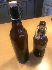 Bottles, snap cap for home brewers