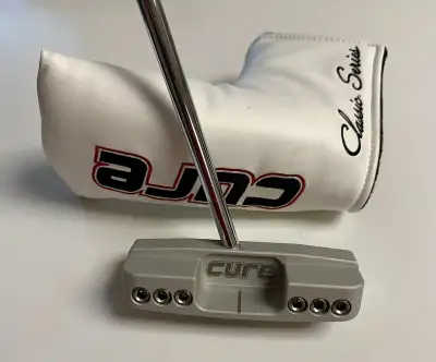 Cure CX1 33” unused satin centre shafted putter. High MOI in new unused condition with original head...