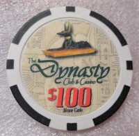 480pcs, 14g, The Dynasty Club & Casino Monte Carlo Porker Chips