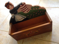 Wooden Hand Painted Hanging Box