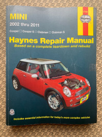 Mini Cooper manual, book, promo material