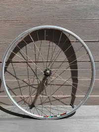 Vintage MTB 26" Front Wheel - Wolber AT400 Titanium