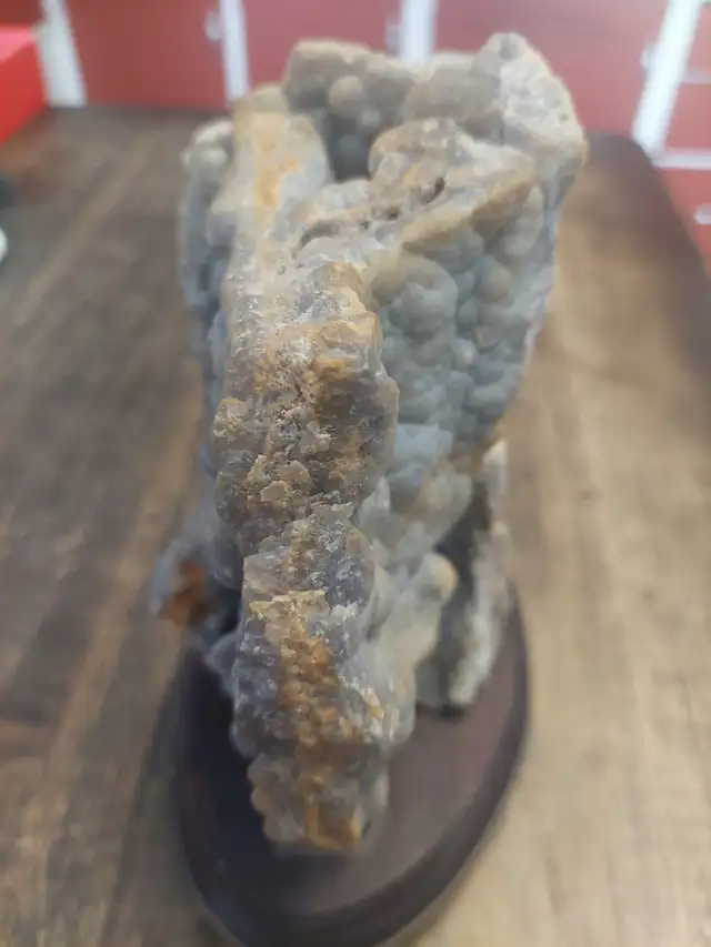 Fluorite formation on wood stand in Arts & Collectibles in Edmonton - Image 5