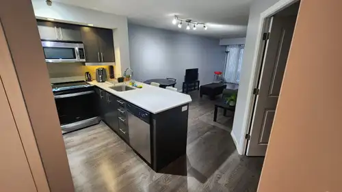 Spacious Clean Bright 1 Bedroom Plus 1 Room Condo located in the desirable East Liberty Village neig...