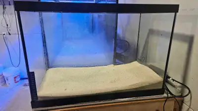 20 gallon Aquarium with sand, View more