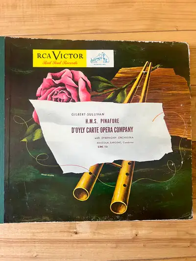 Vintage RCA Victor H.M.S. Pinafore 9 Vinyl Records 78sp Set, View more