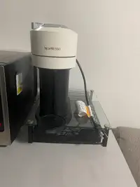Nespresso machine and capsules drawer