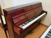 Used Piano - Stunning Yamaha Upright Burgundy Used Piano