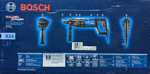 BOSCH GBH2-28L 1-1/8" SDS-plus Bulldog Xtreme Max Rotary Hammer in Power Tools in Hamilton - Image 3