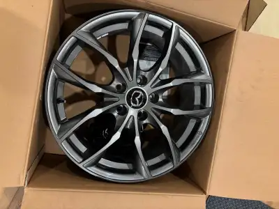 Brand new in box Mazda OEM wheels from Mazda shop Scarborough (set of 4) *Gloss Gunmetal Includes TP...