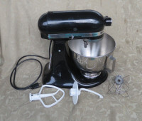 BLACK KITCHEN AID ULTRA POWER PLUS STAND MIXER 4.5QT EXCELLENT