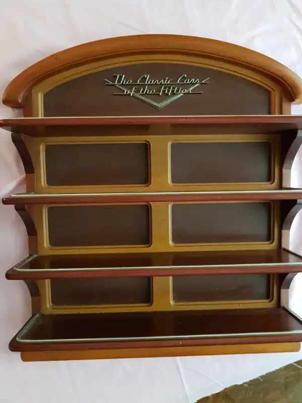 WOODEN 4 -SHELF SHELVING FOR MINIATURE CARS in Arts & Collectibles in Barrie - Image 4