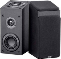 Monoprice 133833 Premium Immersive Satellite Speakers - Black (P