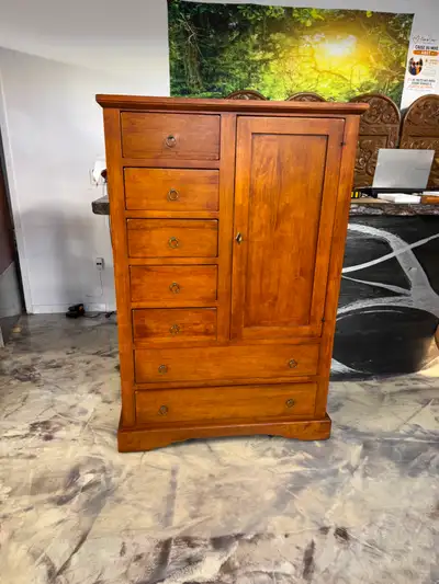 ✅Liquidation : Commode bois de teck, Placard, Penderie armoire, View more