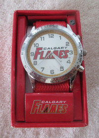 NHL Calgary Flames Wristwatch. NEW NEVER USED.