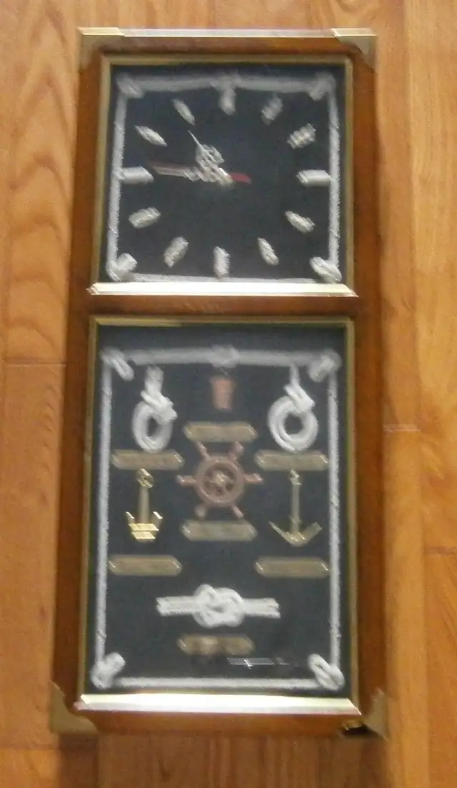 Large decorative, Nautical Design Clock, solid wood in Arts & Collectibles in Mississauga / Peel Region - Image 6
