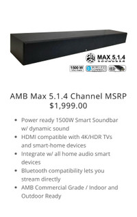 AMB Smart Soundbar